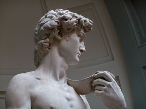Head of Michelangelo’s David