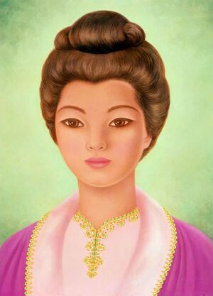Painting of Kuan Yin by Ruth Hawkins